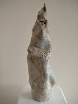 sculpture ceramique contemporaine totem bernard maille céramiste hauts-de-france