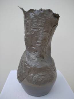 vase grès sculpture céramique Bernard Maille Hauts-de-France
