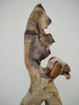 stoneware sculpture ceramic bernard maille