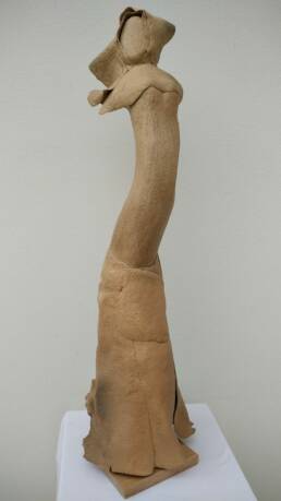 stoneware sculpture french ceramic bernard maille